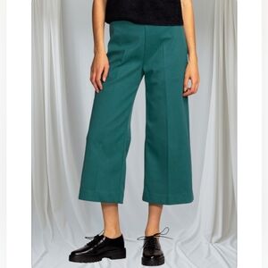 🟣3/$25🟣S🍃Zara Wide Leg Green Trouser Pants